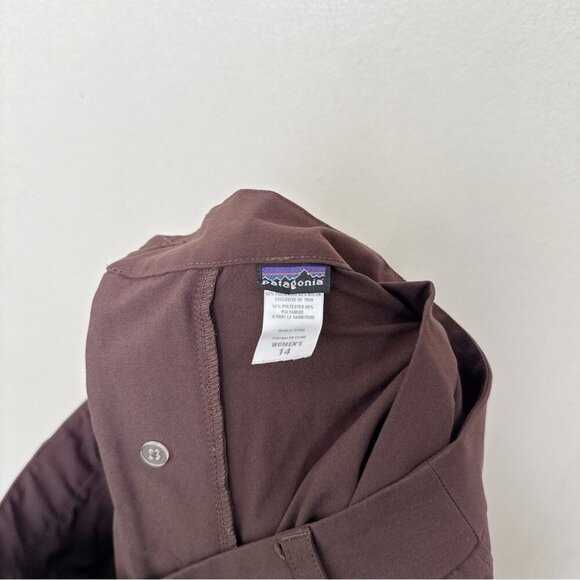 Patagonia Womens 14 Dark Brown Hiking Trekking Trouser Pant - Picture 8 of 12